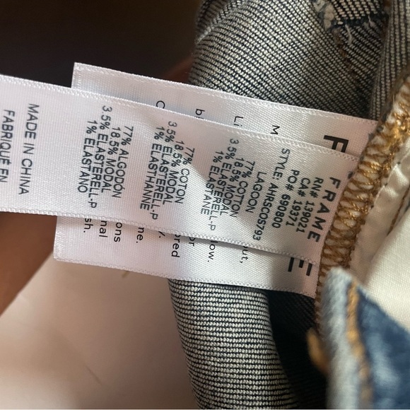 Frame Denim Blue Skinny Jeans - Picture 9 of 12